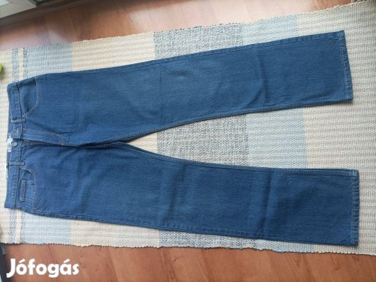 Új Marks & Spencer kék, regular fit, rugalmas farmer, W32/L33