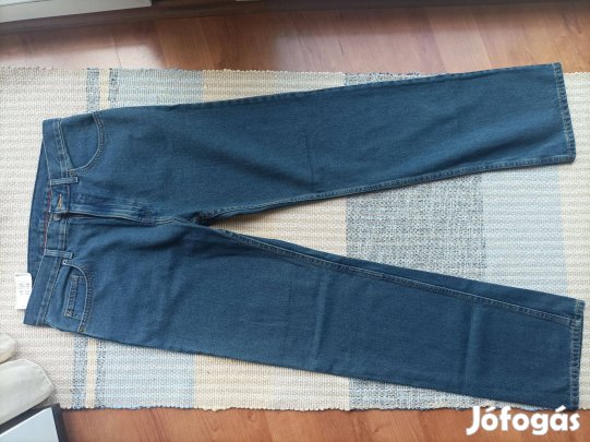 Új Marks & Spencer kék, regular fit farmer, W32/L33