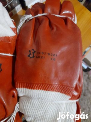 Új Mártott védőkesztyűk ,10-es !!!
