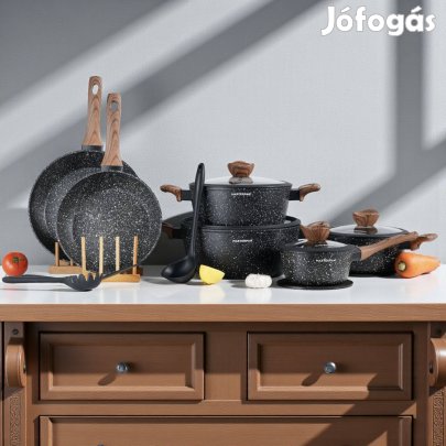 Új Masterpan Márvány bevonatos Edénykészlet Indukcióshoz 15 Részes
