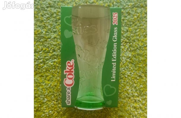 Új Mcdonalds Coca Cola üvegpohár 2025-ös