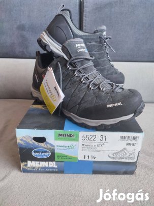 Új Meindl Mondello Gtx férfi túracipő 46,5-ös méret (Félár alatt)