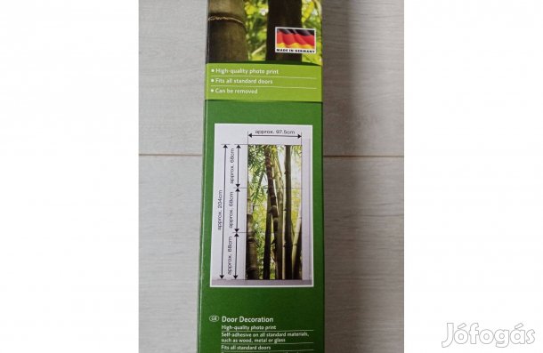 Új Melinera öntapadós ajtó dekorfólia tapéta bambusz eladó - Szeged