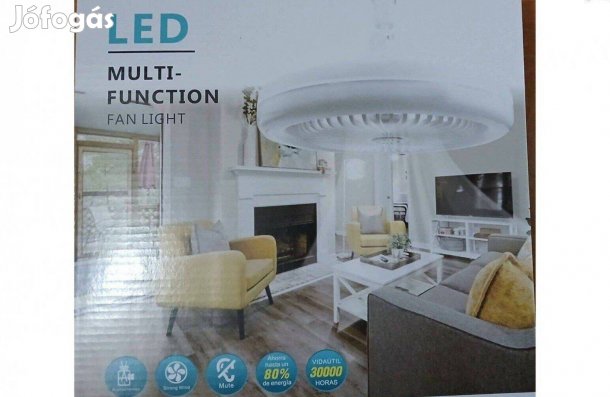 Új Mennyezeti ventilátor világítással, Távirányító, 3 sebesség