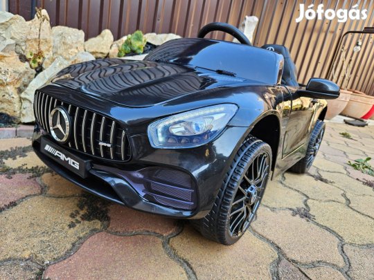 Új Mercedes Benz GTR AMG gyerek elektromos akkumulátoros autó távirány