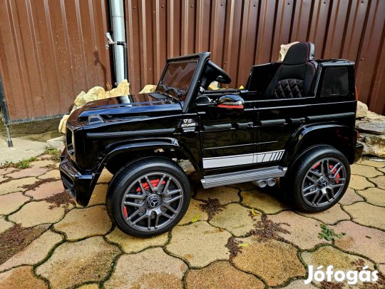 Új Mercedes G osztály nagy méretű gyerek elektromos autó 12V. 
