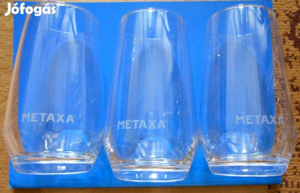 Új Metaxa öblös poharak 1