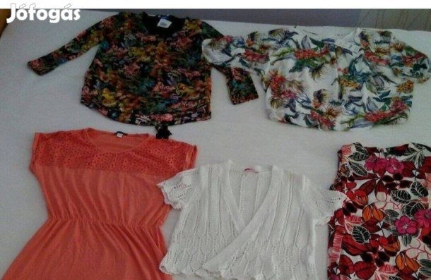 Új Miller&Monroe alkalmi muszlin rétegzett tunika 42 L félár alatt