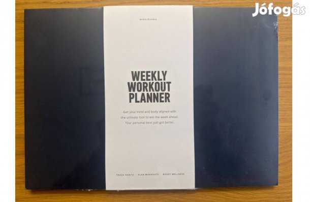 Új Mindjournal Workout Planner Edzés Tervező Notesz Könyv Edzéstervező