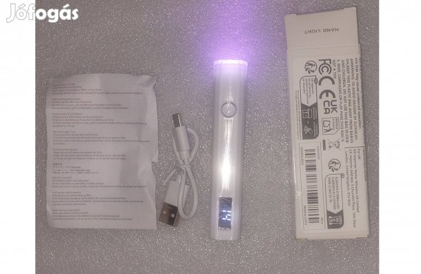 Új Mini USB kézi körömlámpa LED kijelzős szárításhoz