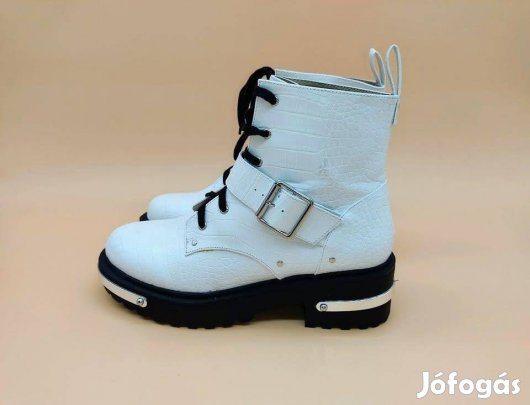 Új Missguided Mock Croc bakancs 39 -es