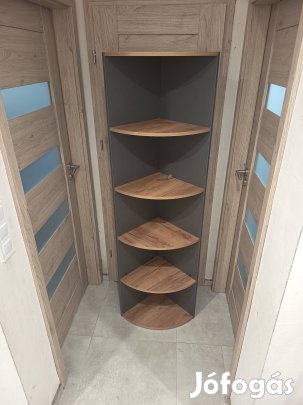 Új Modern sarok polc könyvespolc. 