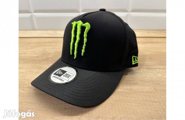 Új Monster Energy fekete hálós baseball sapka, cap, hat