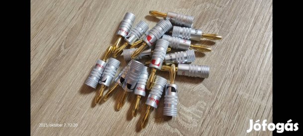 Új Nakamichi aranyozott banándugók eladók