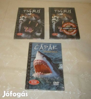 Új Natural Killers - Mocsári tigris és Cápák nyomában DVD-k