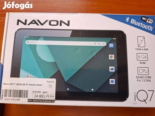 Új Navon IQ 7" Tablet eladó