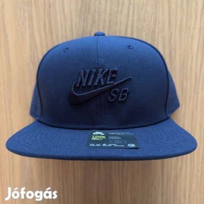 Új Nike SB Icon Baseball Sapka Sötétkék Állítható Patentos Snapback