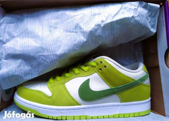 Új Nike Sb Dunk low pro "Apple green" cipő (atomic green/chlorofyl) 43