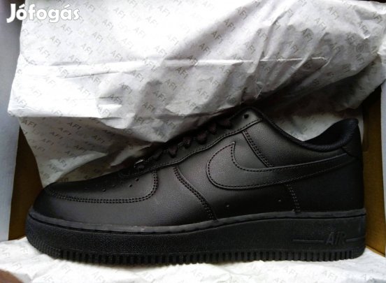 Új Nike air force 1 '07 férfi cipő black/black 44