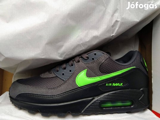 Új Nike air max 90 férfi cipő (anthracite/green strke-black) 43