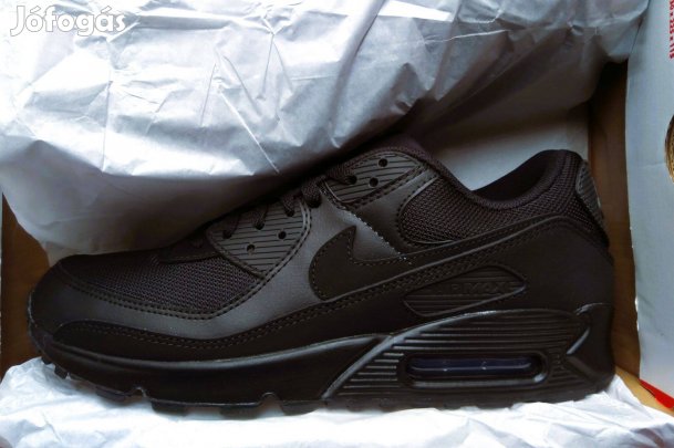 Új Nike air max 90 férfi cipő (black/black-black) 45