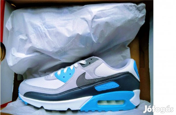Új Nike air max 90 férfi cipő (platinum tint/iron grey) 44