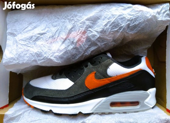 Új Nike air max 90 férfi cipő (white/starfish-black) 41
