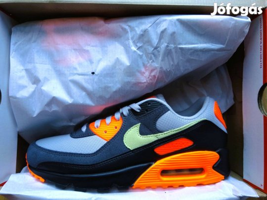 Új Nike air max 90 férfi cipő lt smoke grey/limelight 44
