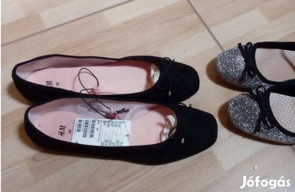 Új Női kamasz balerina cipő ünneplő 39