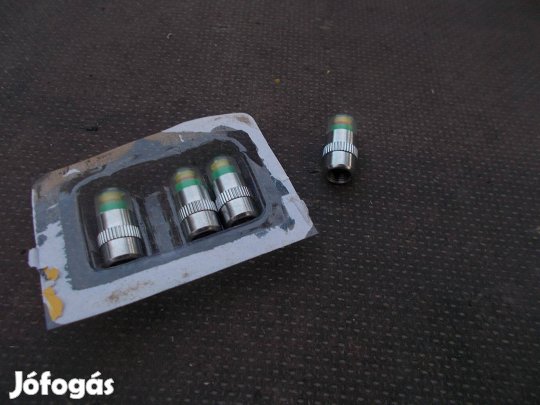 Új Nyomásmérő s szelepsapka 2,4 bar -os 4db os szett