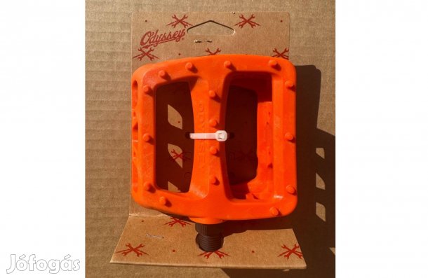 Új Odyssey Twisted PC BMX Kerékpár Pedál 9/16 Műanyag Narancssárga