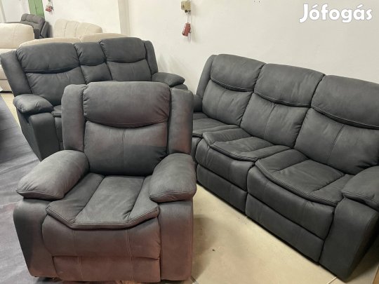 Új Olasz 5 tv/relax luxus 3-2-1 ülőgarnitúra