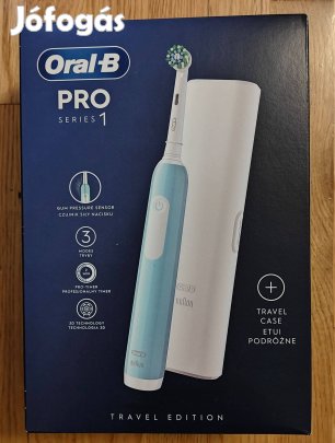 Uj Oral-B Pro Series 1 elektromos fogkefe utazó tokkal