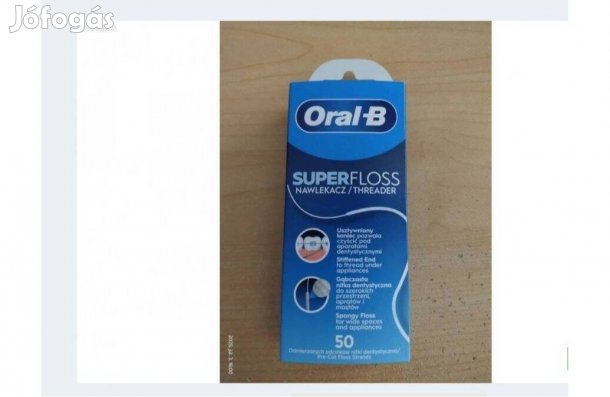 Új Oral-B superfloss fogselyem fogszabályzóhoz