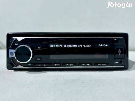 Új Orion OCR-17371 bluetooth autóhifi fejegység (SD/USB)