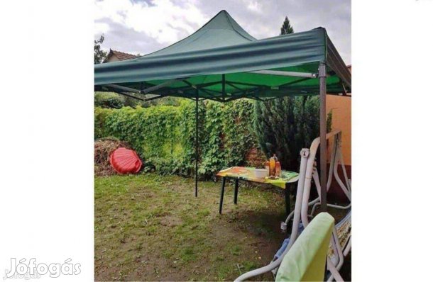 Új Összecsukható kerti sátor pavilon tetőponyvával 3×3 m