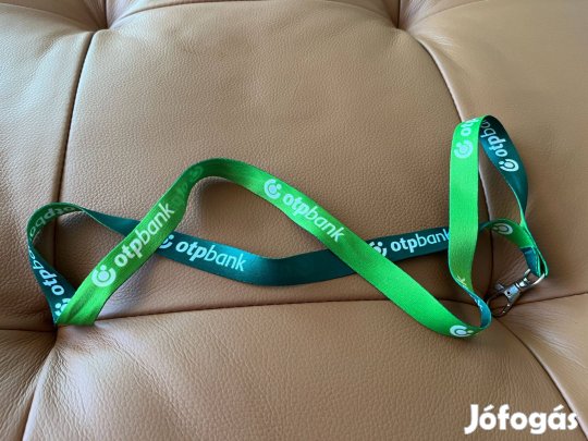 Új Otp bank kétoldalas passztartó kulcstartó nyakpánt kulcs belépő kár