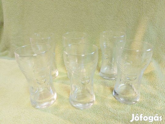 Új PEPSI logós kóláspohár üdítős pohár készlet 6db