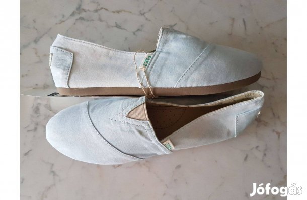 Új Paez (argentín márka) világos farmerkék színű slip-on cipő