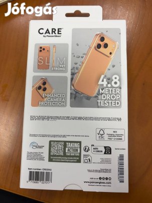 Új Panzerglass CARE Apple iphone 17 Pro Urban átlátszó tok ingyen szál