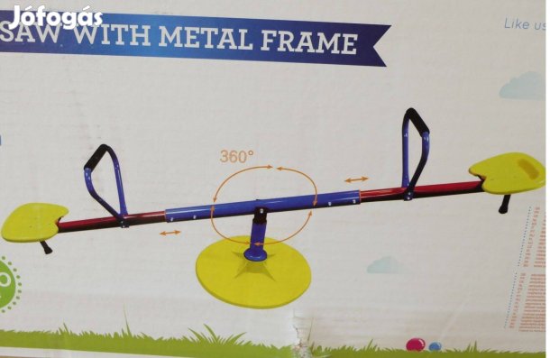 Új Paradiso Toys mérleghinta 360 fokon forgatható libikóka 3-10 év