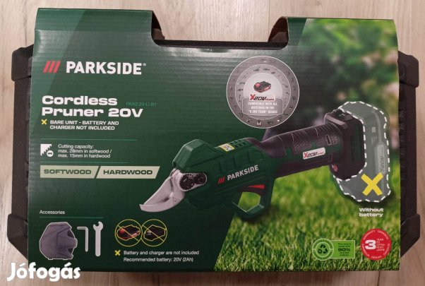 Új Parkside 20V akkus ágvágó metszőolló Paas 20-Li B1