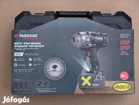 Új Parkside 20v akkus nagy ütvecsavarozó 1898Nm Passp 20-Li C4