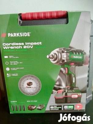 Új Parkside Passk 20-Li C2 Akkus Ütvecsavarozó, Kerékleszedő