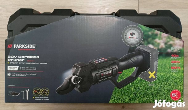 Új Parkside Performance 20V akkus ágvágó metszőolló Ppaas 20-Li