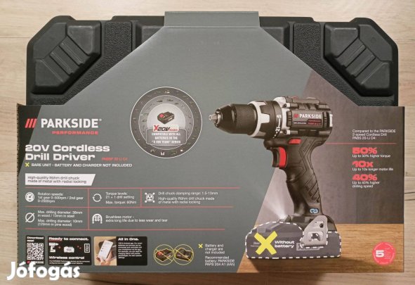 Új Parkside Performance 20V akkus fúró csavarozó Pabsp 20-Li C4