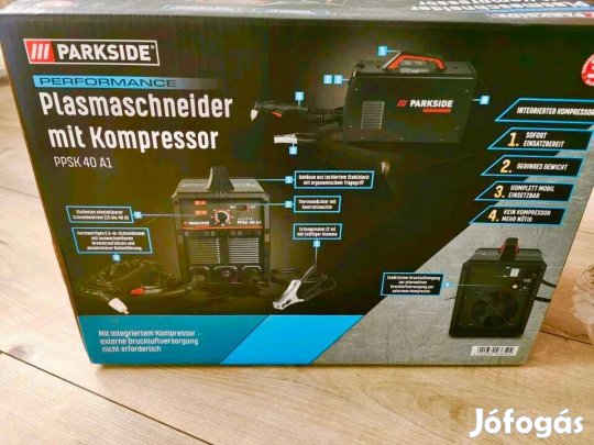 Új Parkside Performance Ppsk 40 A1 Plazmavágó Kompresszorral