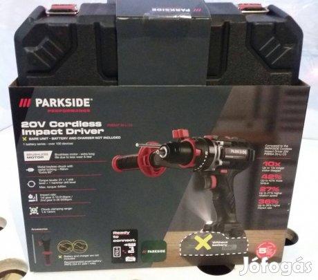 Új Parkside Performance akkumulátoros ütvefúró és csavarbehajtó (Psbs