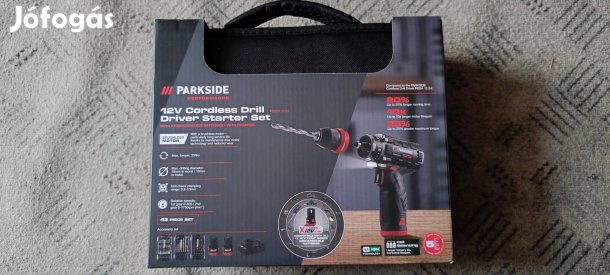 Új Parkside Performance akkus fúró csavarozó szett 