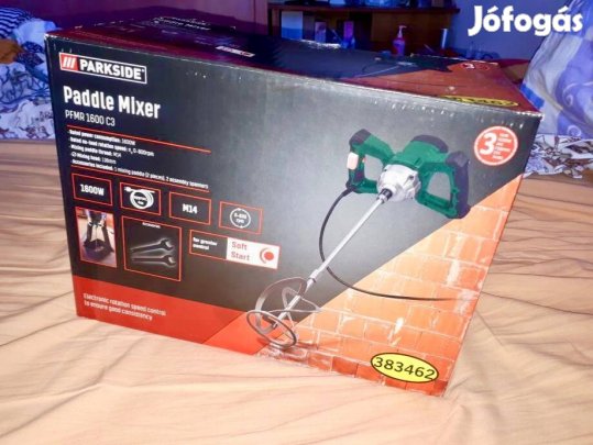 Új Parkside Pfmr 1600 C3 - Festékkeverő és habarcskeverő, 1600 W